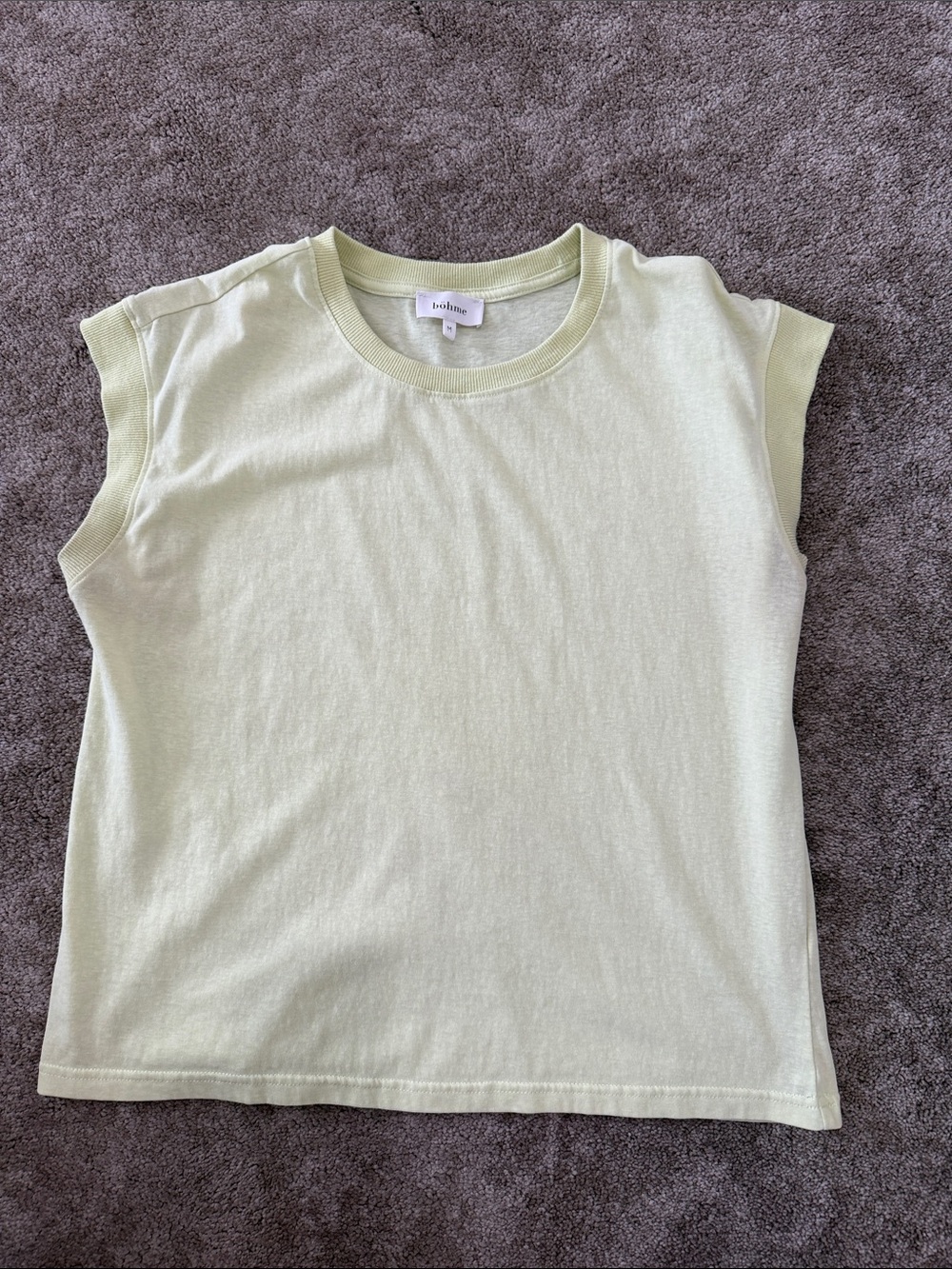 Bohme Light Green Muscle Tee